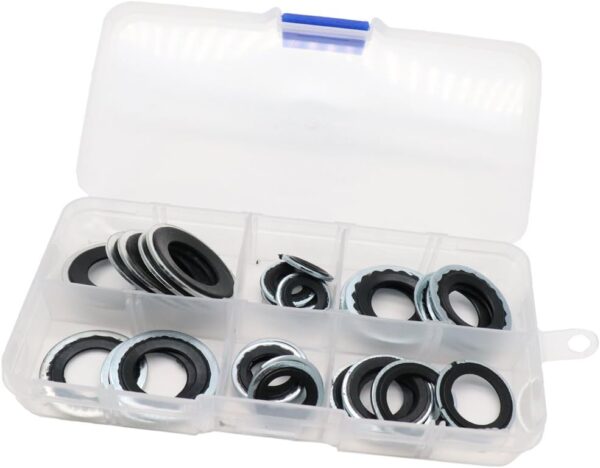 30Pcs A/C Gasket Assortment 15-32241 GM Original Equipment Air Conditioning Compressor Port Seal Washer Kit