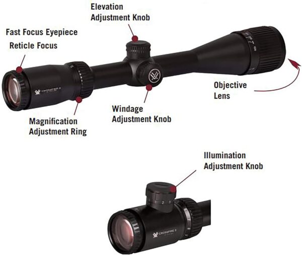 Vortex Optics Crossfire II Second Focal Plane, 30mm Tube Riflescopes - Image 5
