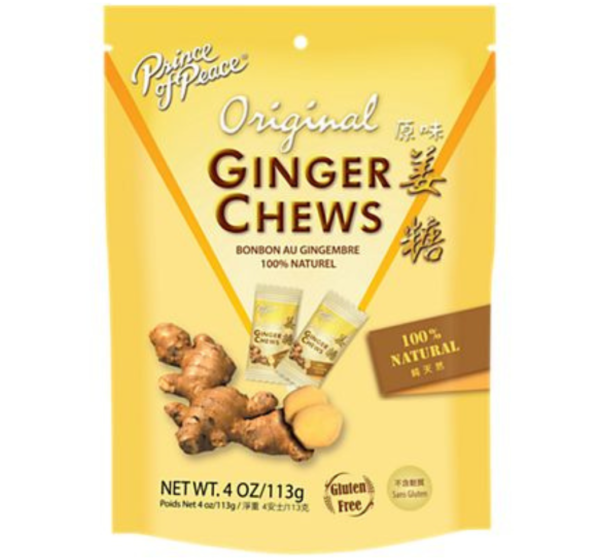 100% Natural Ginger Chews - Individually Wrapped (31 Chews)
