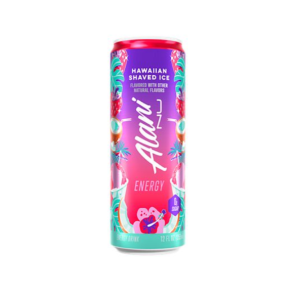 Energy Drink - Hawaiian Shaved Ice by Brittany Mahomes (12 Drinks, 12 Fl. Oz. Each)